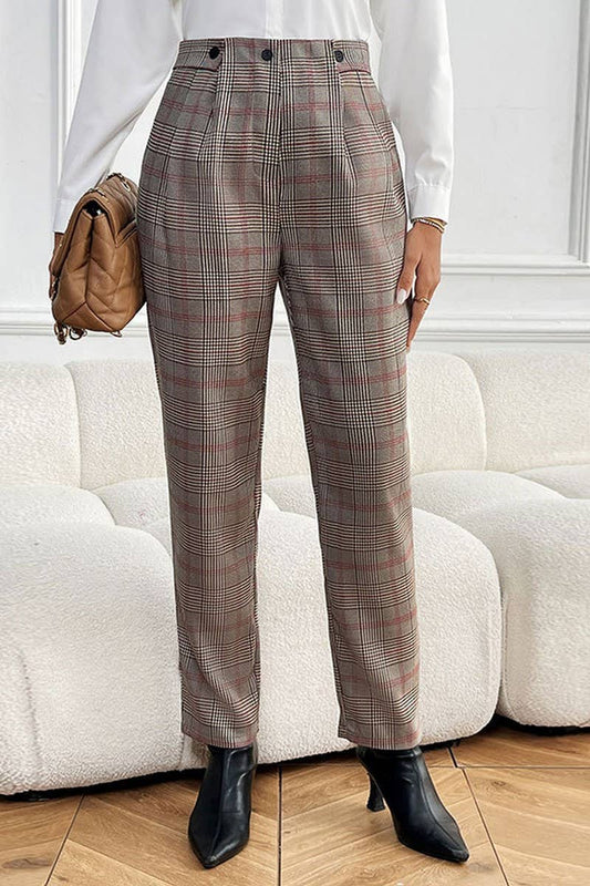 CWBLP1835_NEW SUMMER ELEGANT COMMUTER POCKET TROUSERS