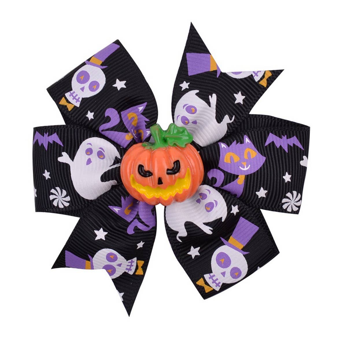 CHILDREN'S HALLOWEEN BAT HEAD HORROR HAIRPIN