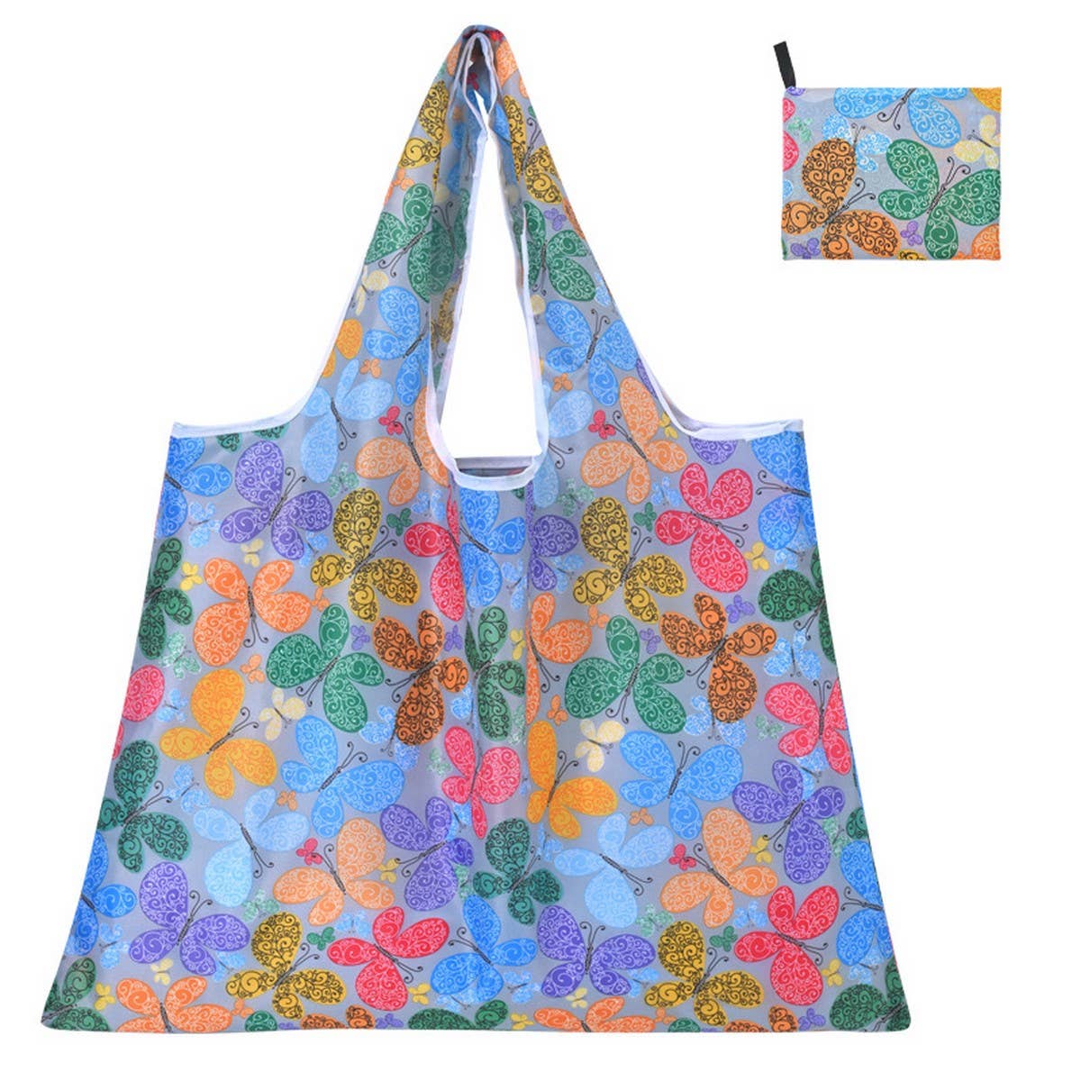 LARGE CAPACITY OXFORD CLOTH FOLDING SHOPPING BAG_CWAB3462