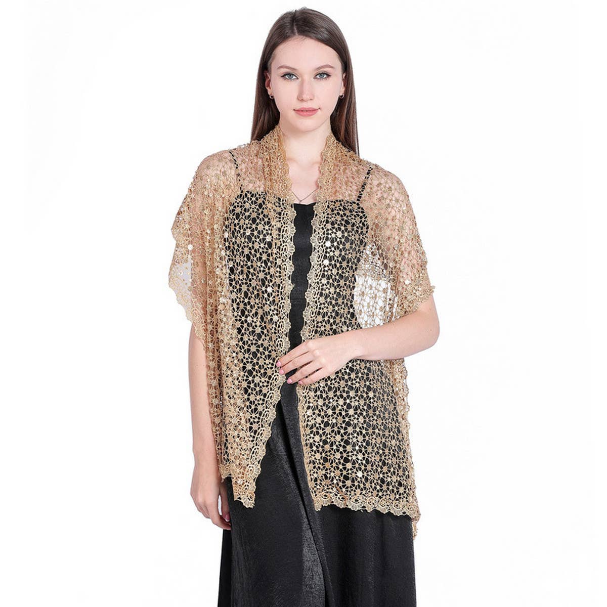 WEAR AN EMBROIDERED EVENING CAPE