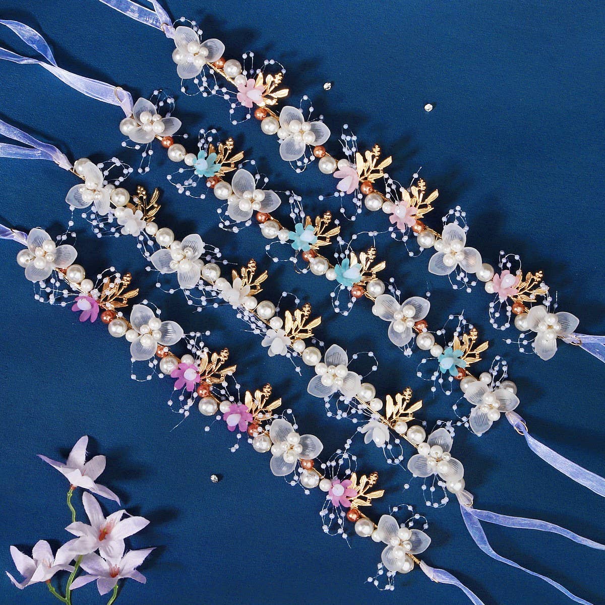 VINTAGE PEARL BRIDAL HAIR ACCESSORIES