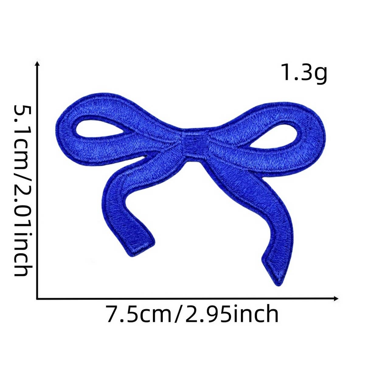NEW BABY COLORFUL BOW EMBROIDERED PATCH