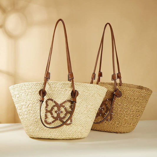 WOMEN HOT SELLING HAND-HELD SHOULDER STRAW BAG_CWAB1978