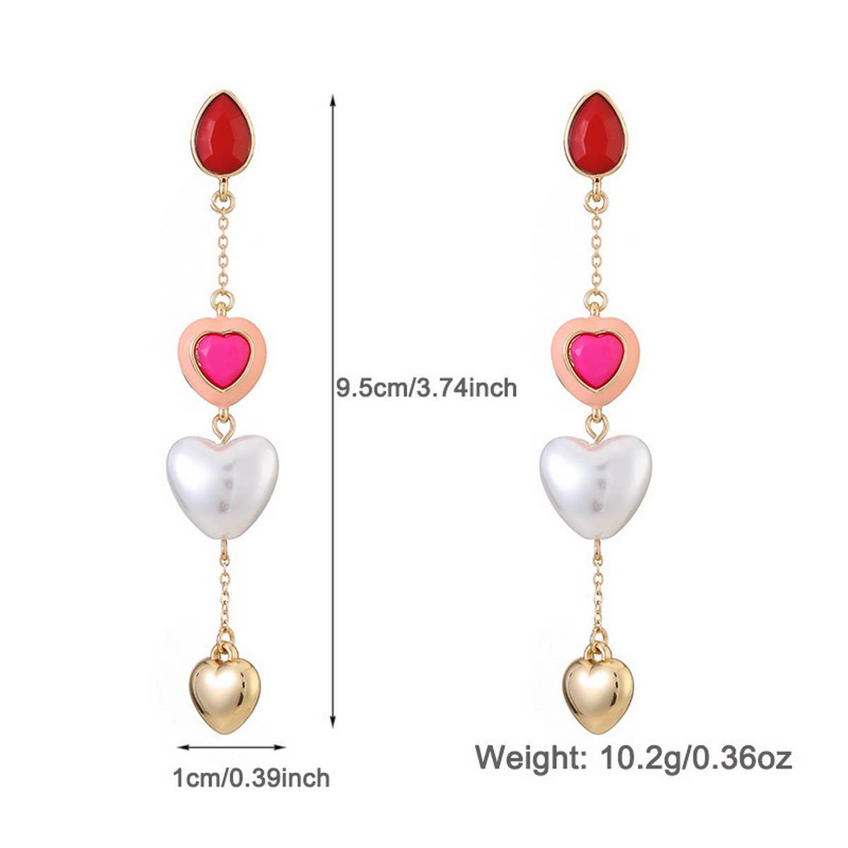 NEW STYLE STACKING NECKLACE FASHION LONG EARRINGS_CWAJE2922
