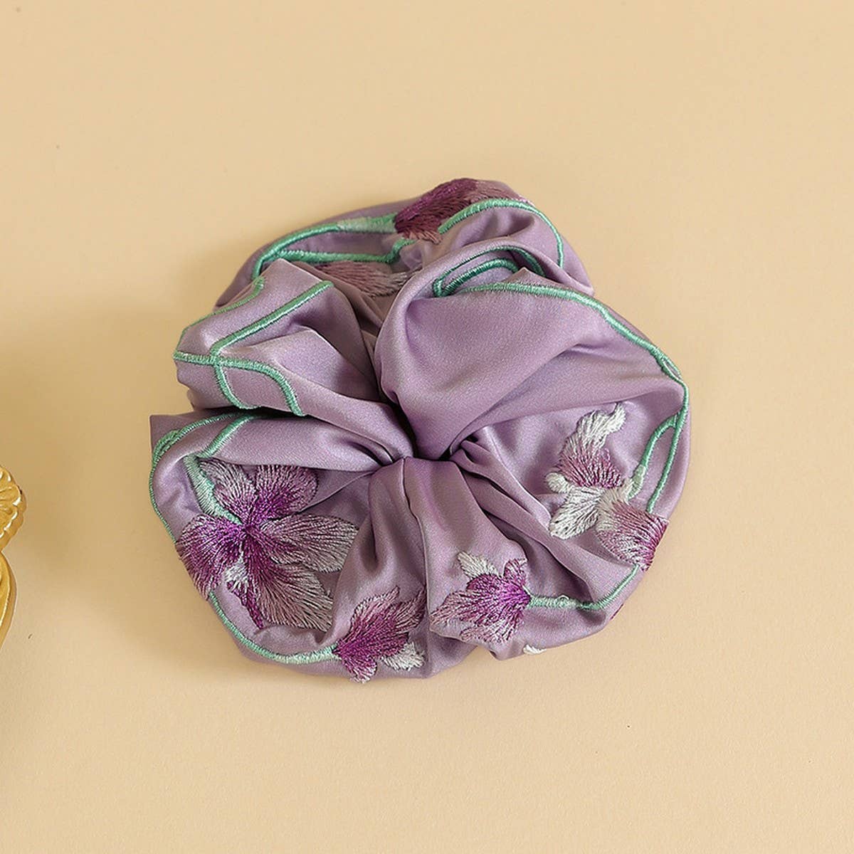 Cherry Blossom Embroidered Hair Tie for Hanfu_CWAHA5411