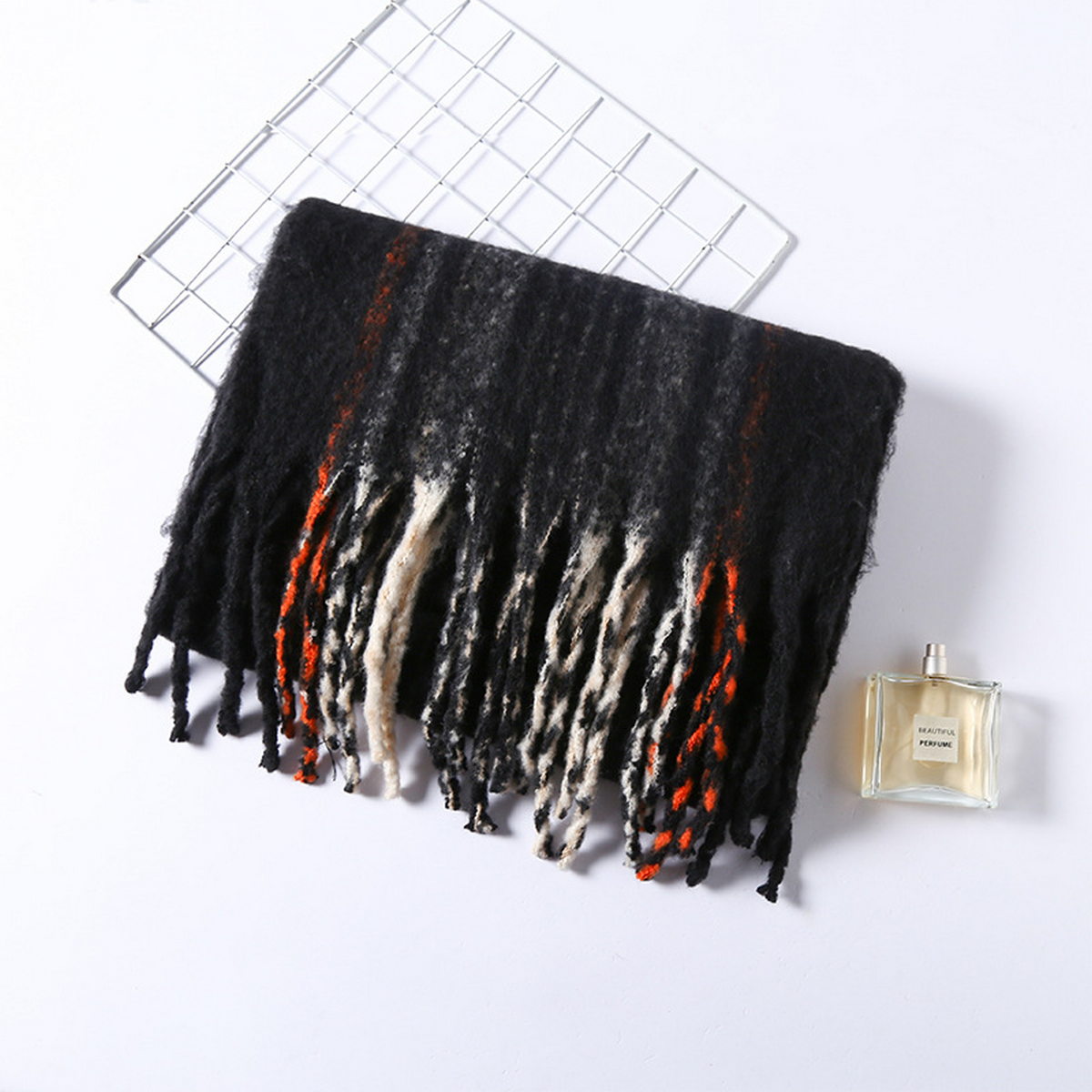 Brushed Winter Scarf ??Spring/Fall Layering_CWASC2699