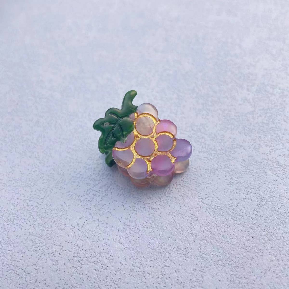 GIRL SUMMER  SMALL ACETICE FRUIT HAIR CLAW CLIPS_CWAHA0957