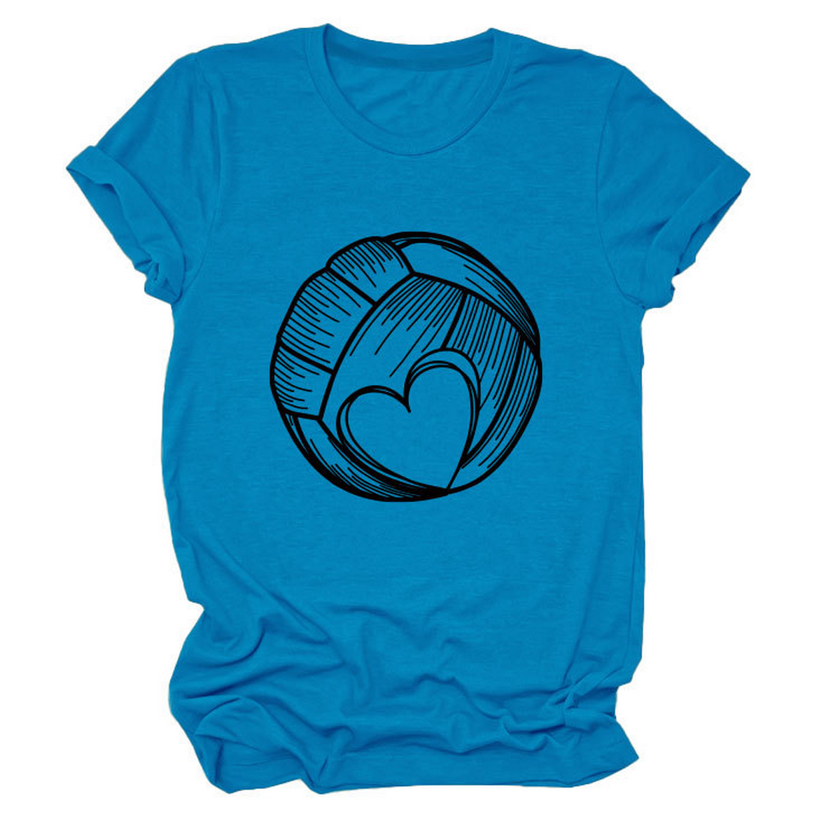 Love Football T-Shirt ? Casual Plus Size Top