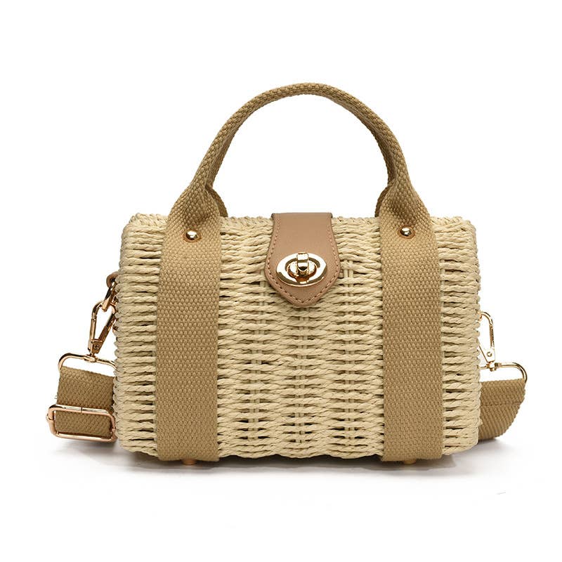 Artistic beach versatile hand-held crossbody bag