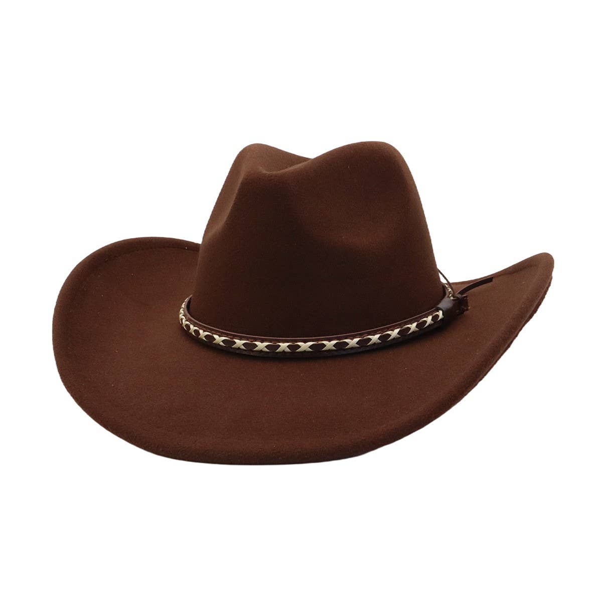 Ethnic Style  Felt Cowboy Western Hat_CWAH04410