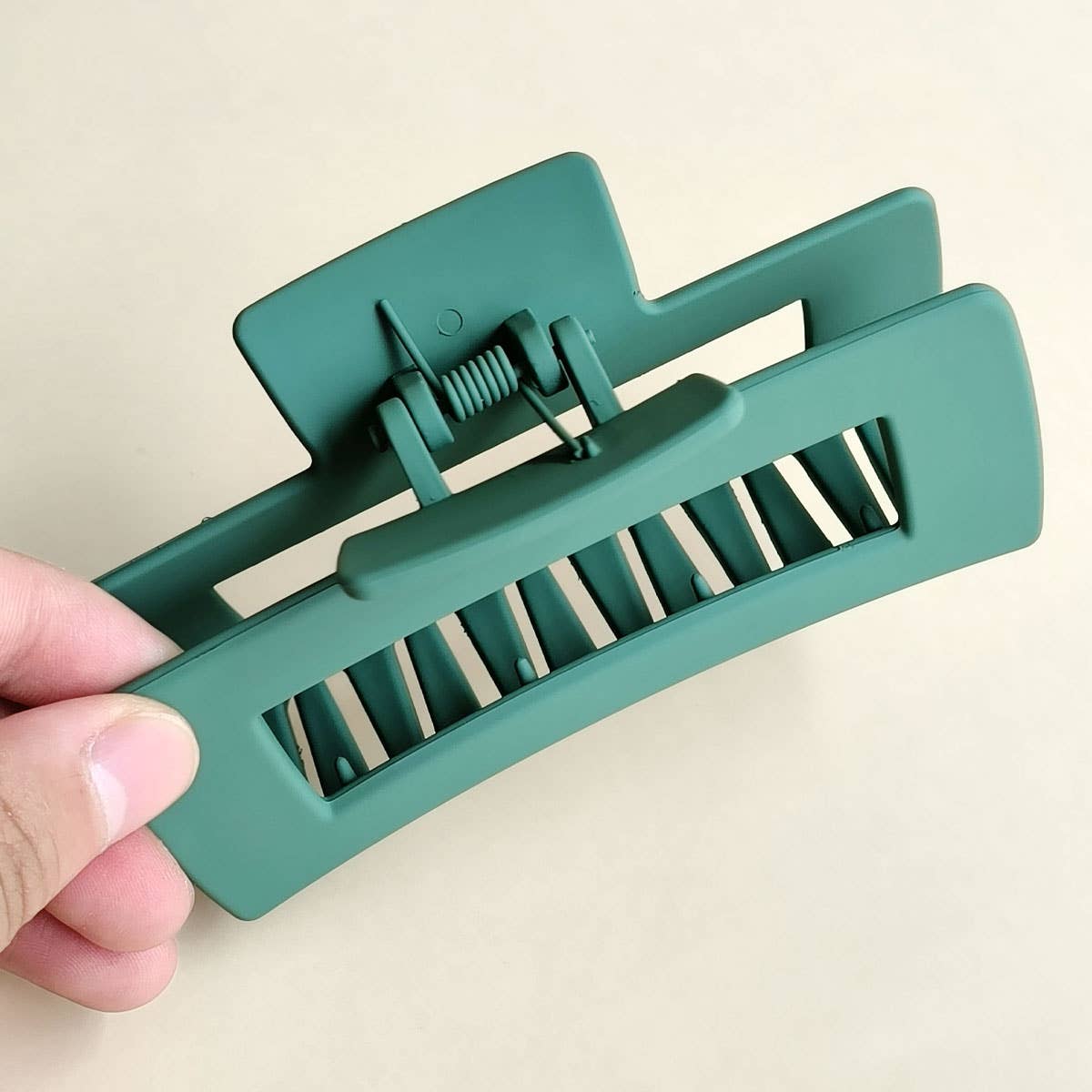 4.1 Inch Matte PS Plastic Hair Claw Clip, Wholesal_CWAHA0091