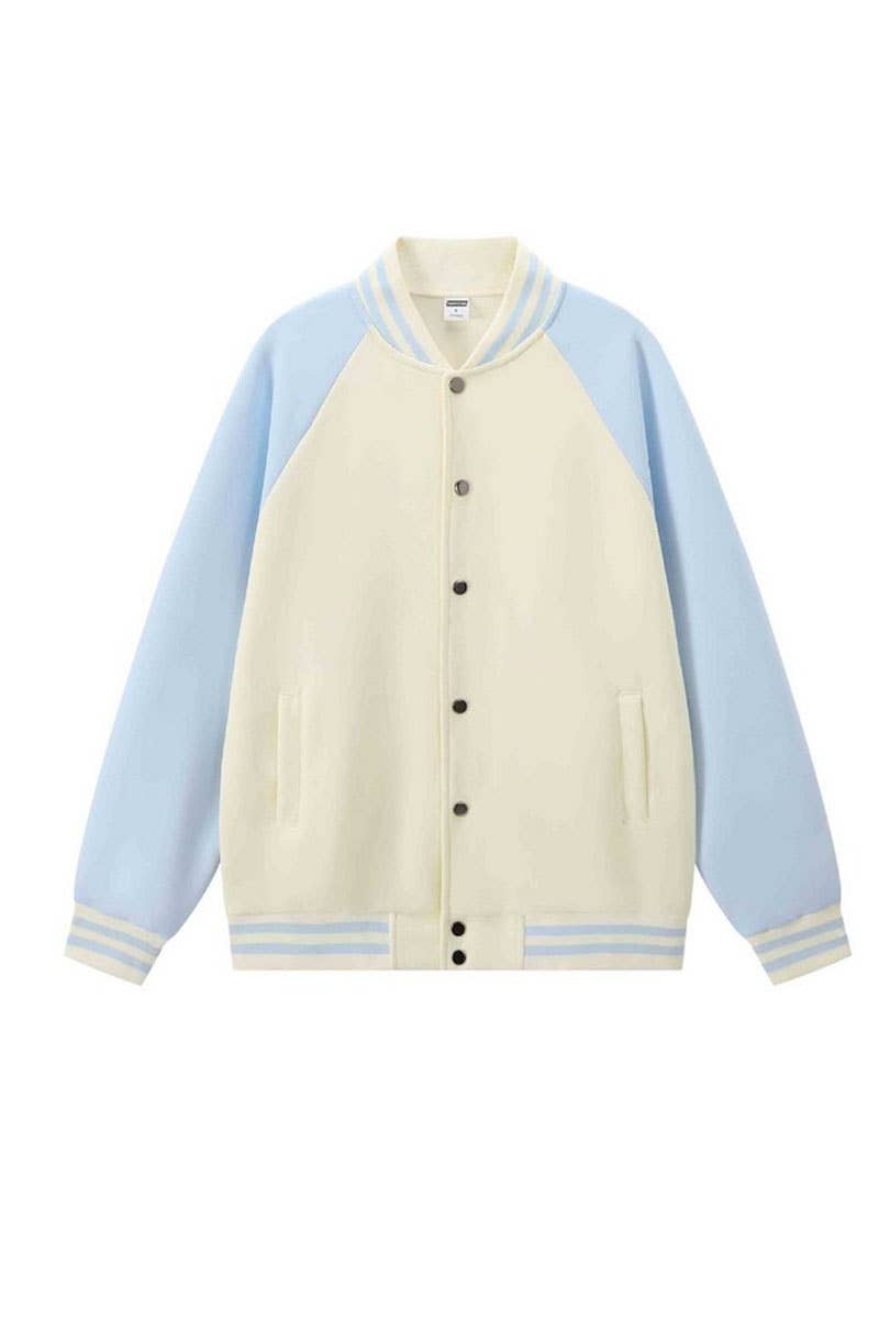 CWOCO00183_BASEBALL JACKET SWEATSHIRT CUSTOM LOGO WORKWEAR