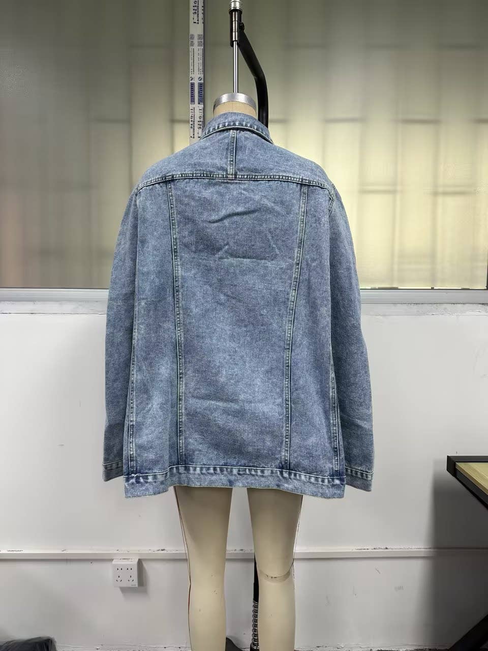 Fashion,irregular,loose versatile denim jacket