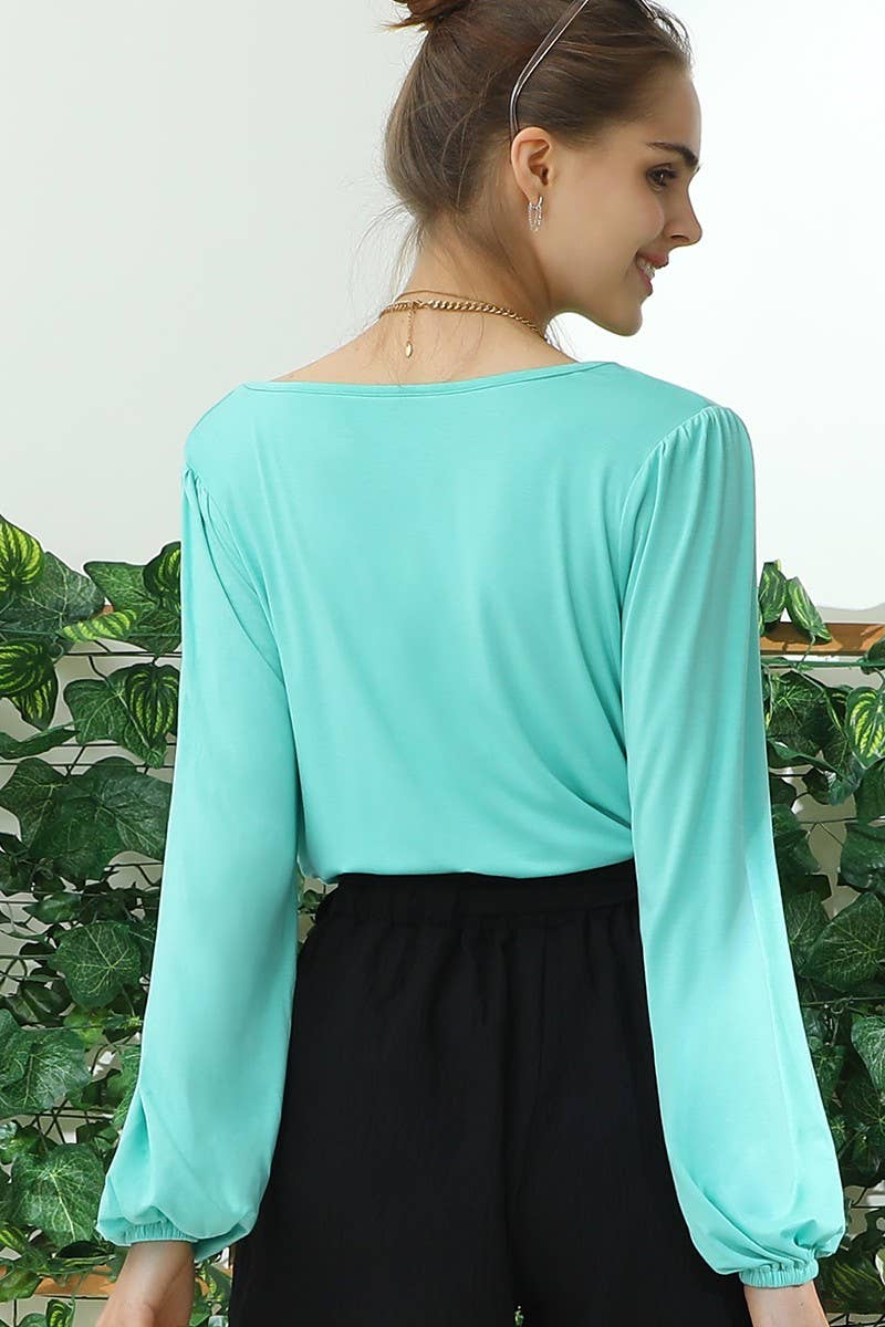 CWTTL1502-ROUND NECK KEYHOLE CROSSOVER STRAPS TOP