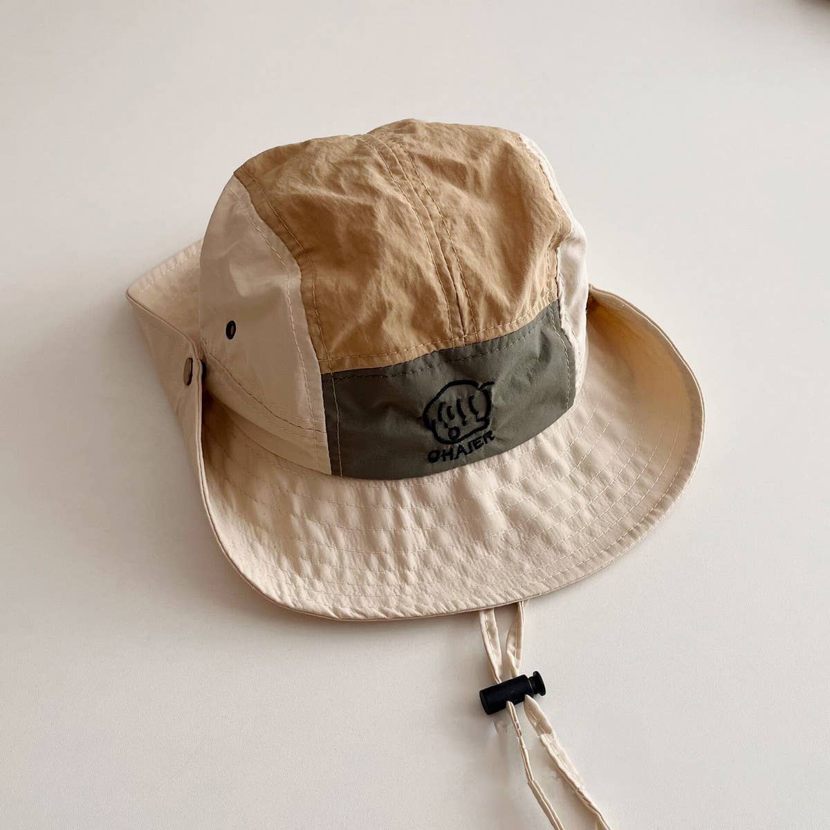 CARTOON CHILDREN'S COLOR MATCHING FISHERMAN HAT_CWAH2868