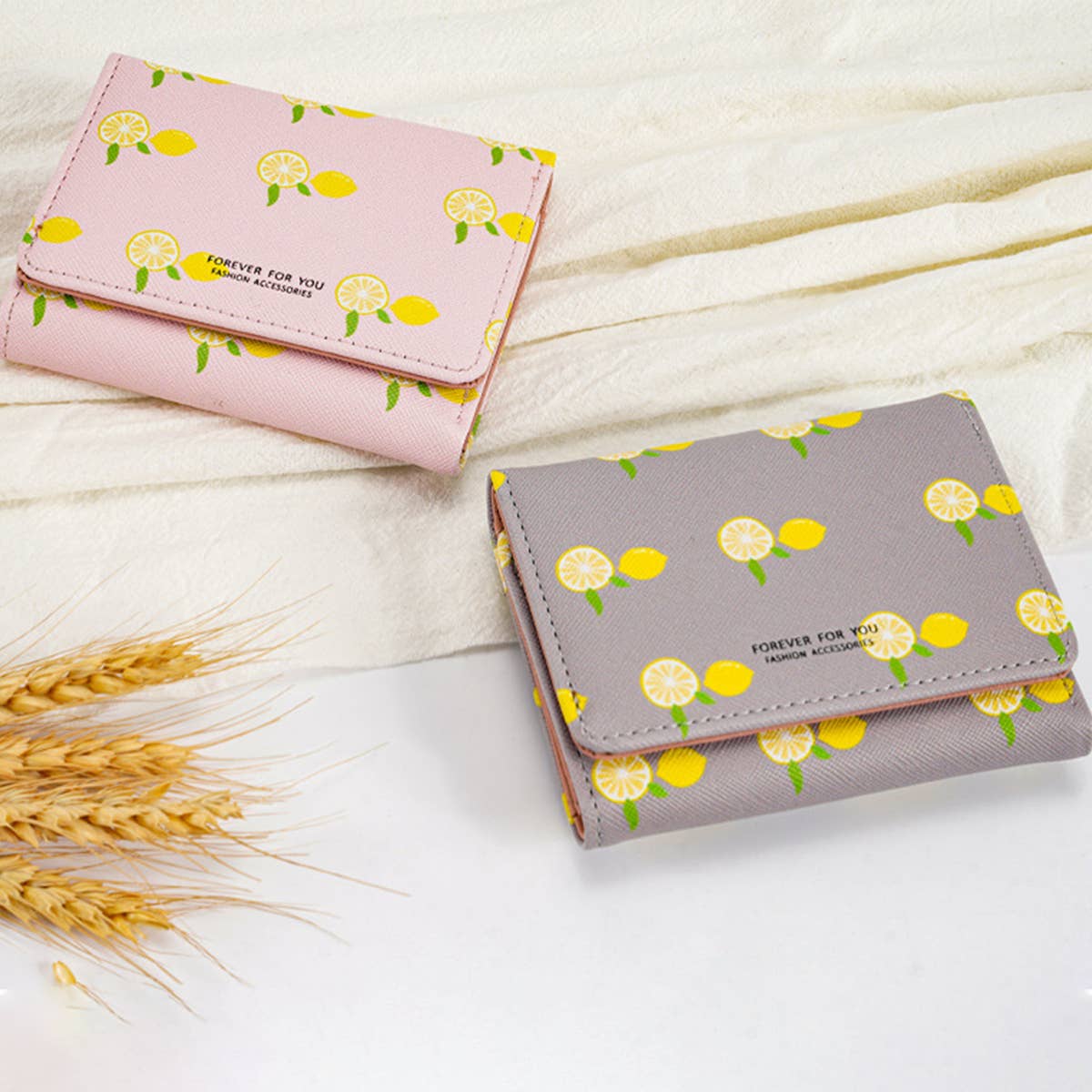 WOMEN MINIMALIST FRUIT PATTERN WALLET_CWAB1248