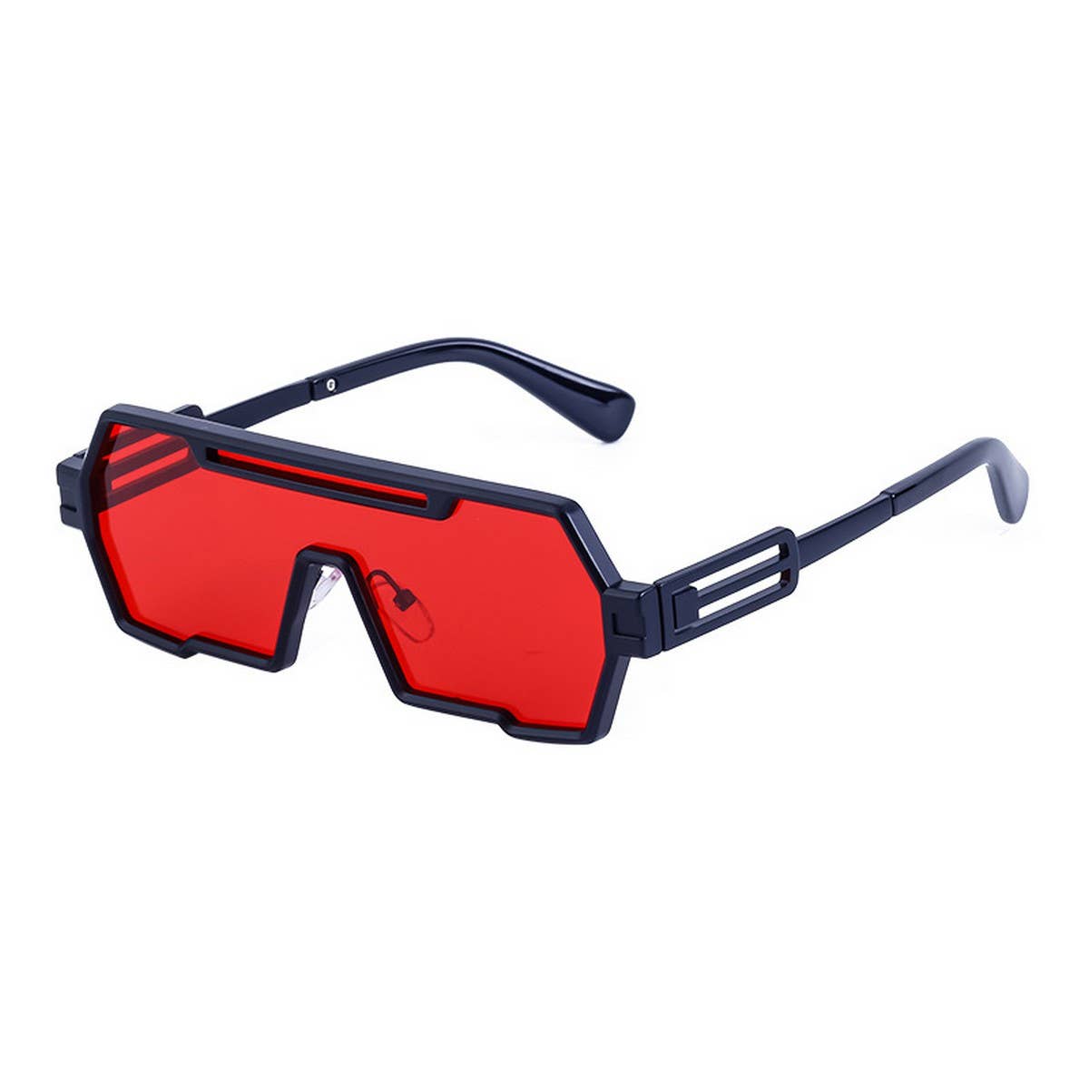 RETRO STEAMPUNK SUNGLASSES IRREGULAR SUNGLASSES_CWASG0555