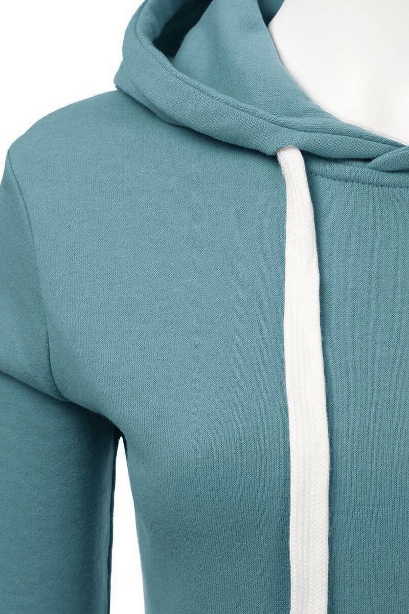 AWOHOL193_Basic Lightweight Pullover Hoodie