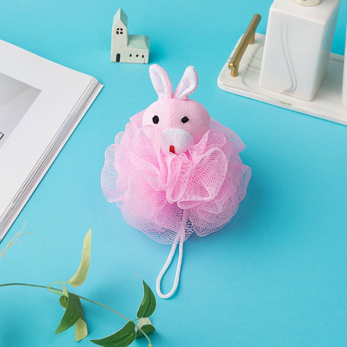 CWMM8748_CUTE DOLL SUPER CHILDREN'S BATH SPONGE BATH FLOWER