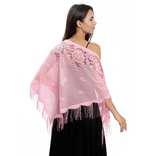 LACE SHAWL LACE TRIANGLE SCARF SHAWL