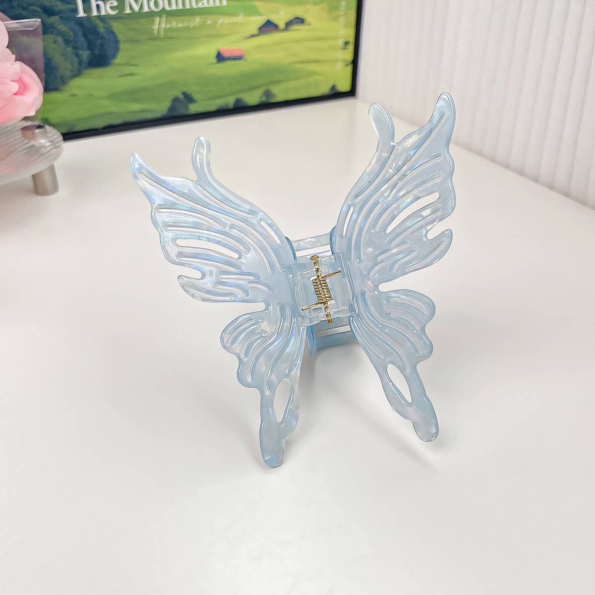 Iridescent Mermaid imitation acetic acid clip