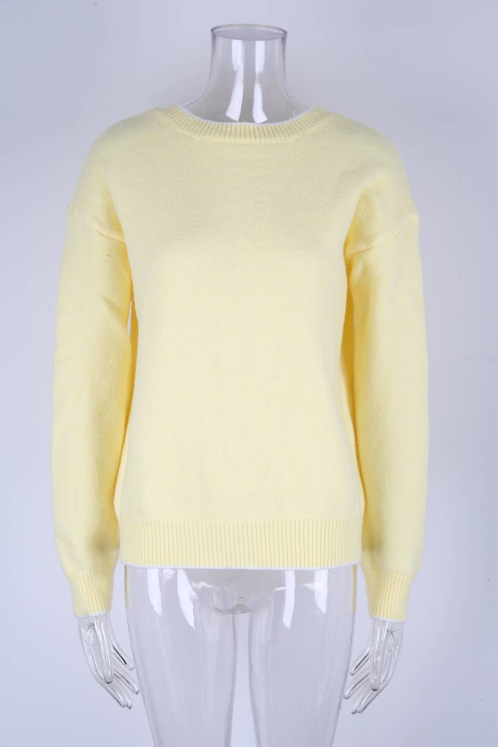 Bowknot is lace-up back sexy back sweater