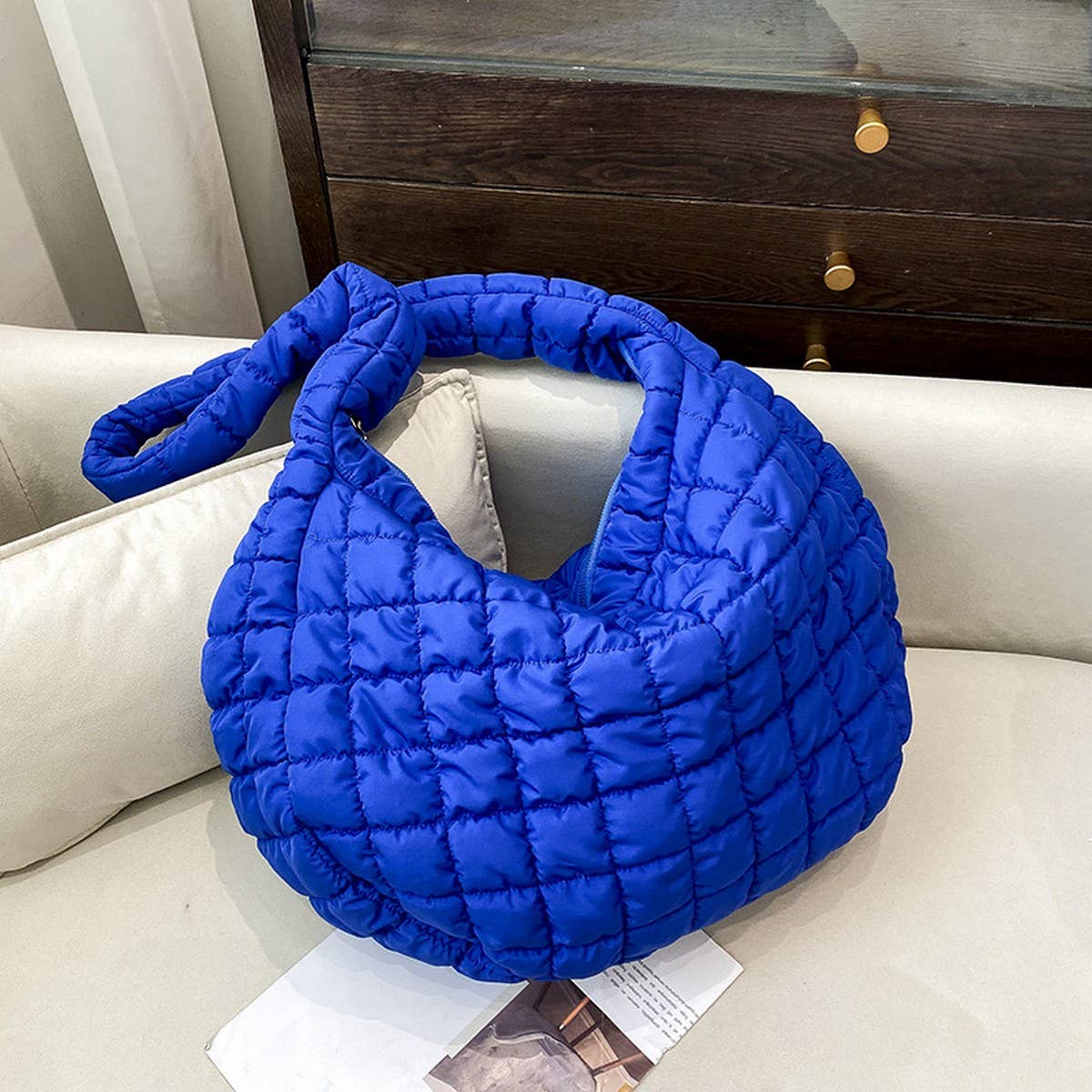 Large Puffy Cloud Tote Bag Shoulder Purse_CUAB00508