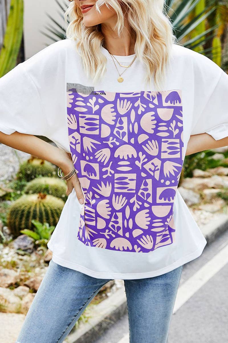 CWTTS1419_SUMMER FASHION ROUND NECK T-SHIRT