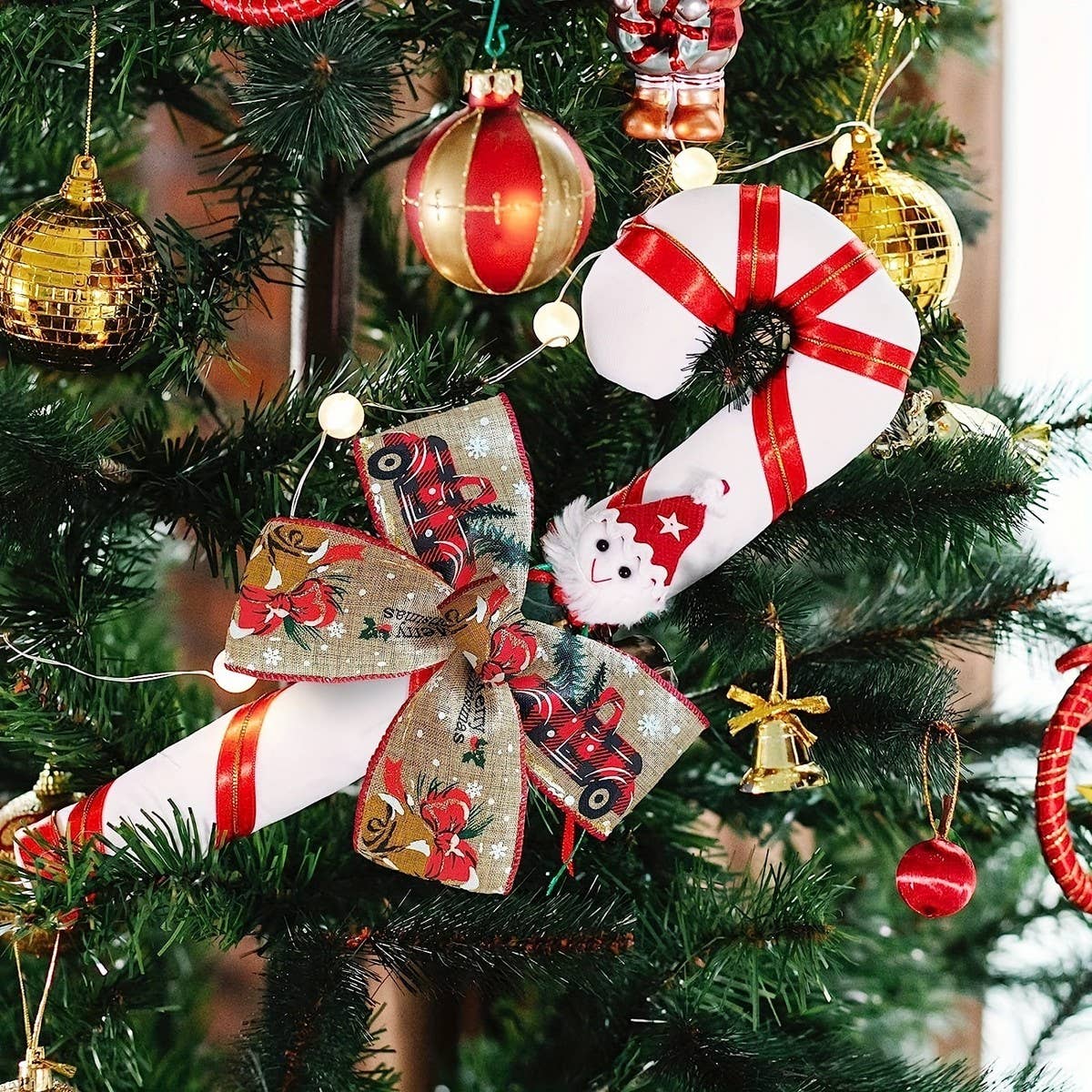 CWMM10207_CHRISTMAS  RIBBON ROLL HOLIDAY DECOR