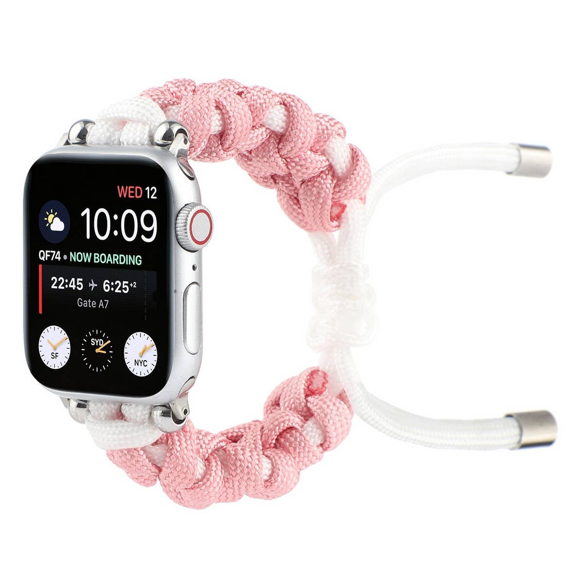 IWATCH7-1SE NYLON PARACORD BRAIDED WATCH STRAP