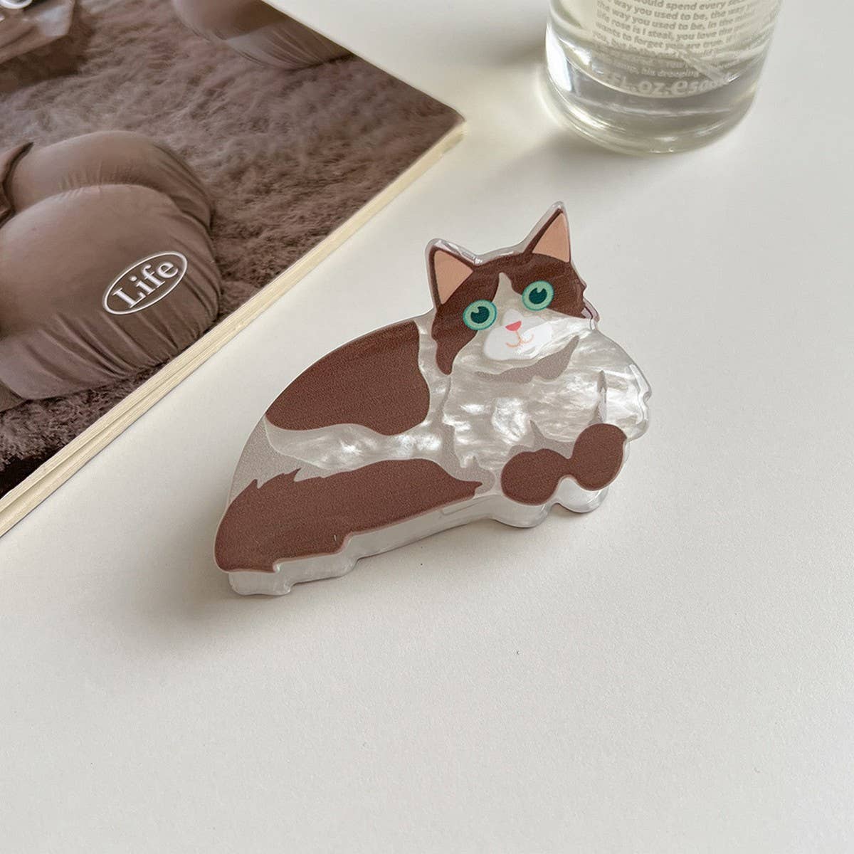 Cute Animal Hair Claw Cat & Dog Medium Shark Clip