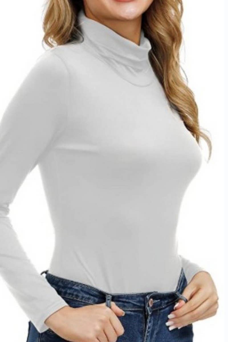 Casual turtleneck top T-shirt base