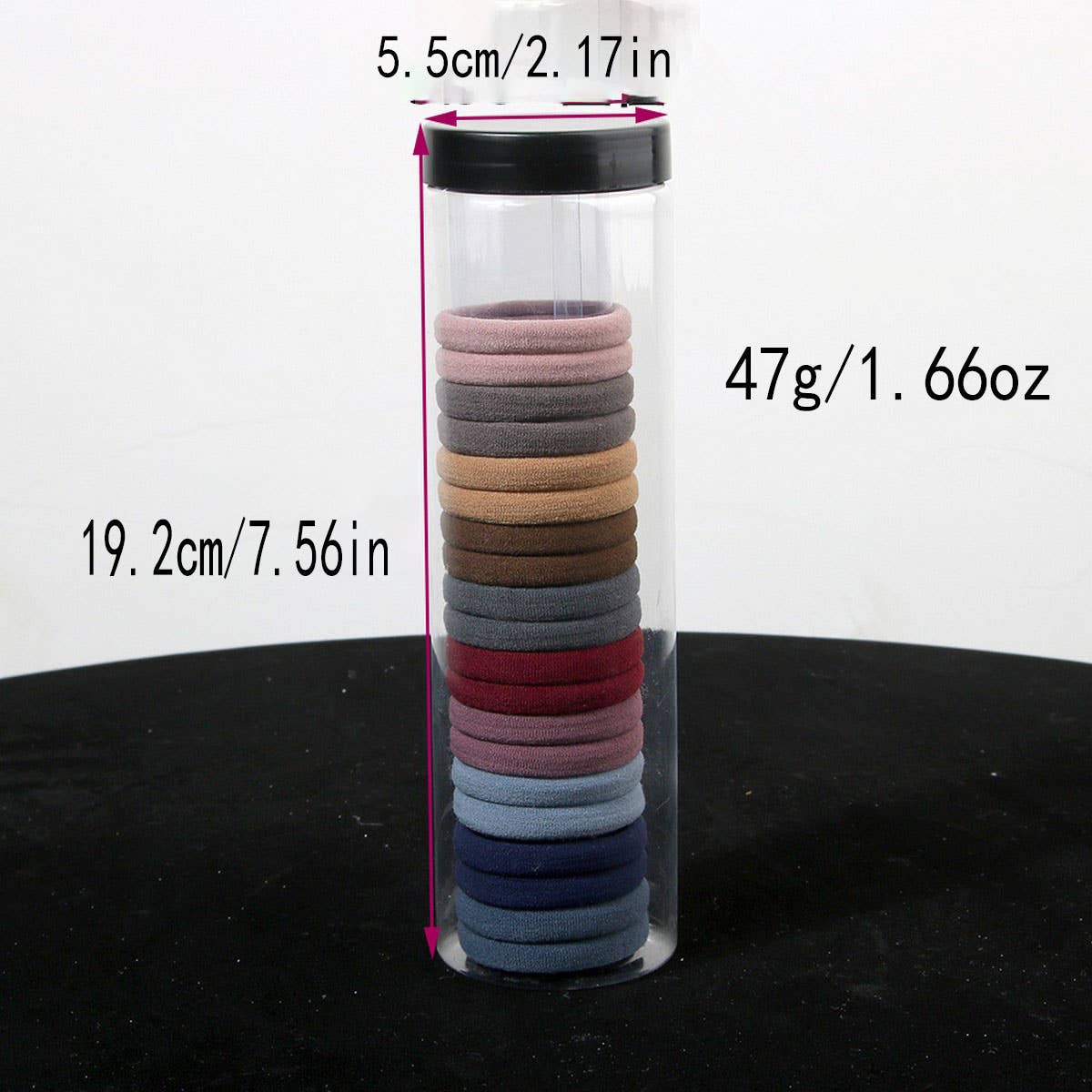 CWAHA07451_SEAMLESS ELASTIC HAIR TIE FOR WOMEN PONYTAIL