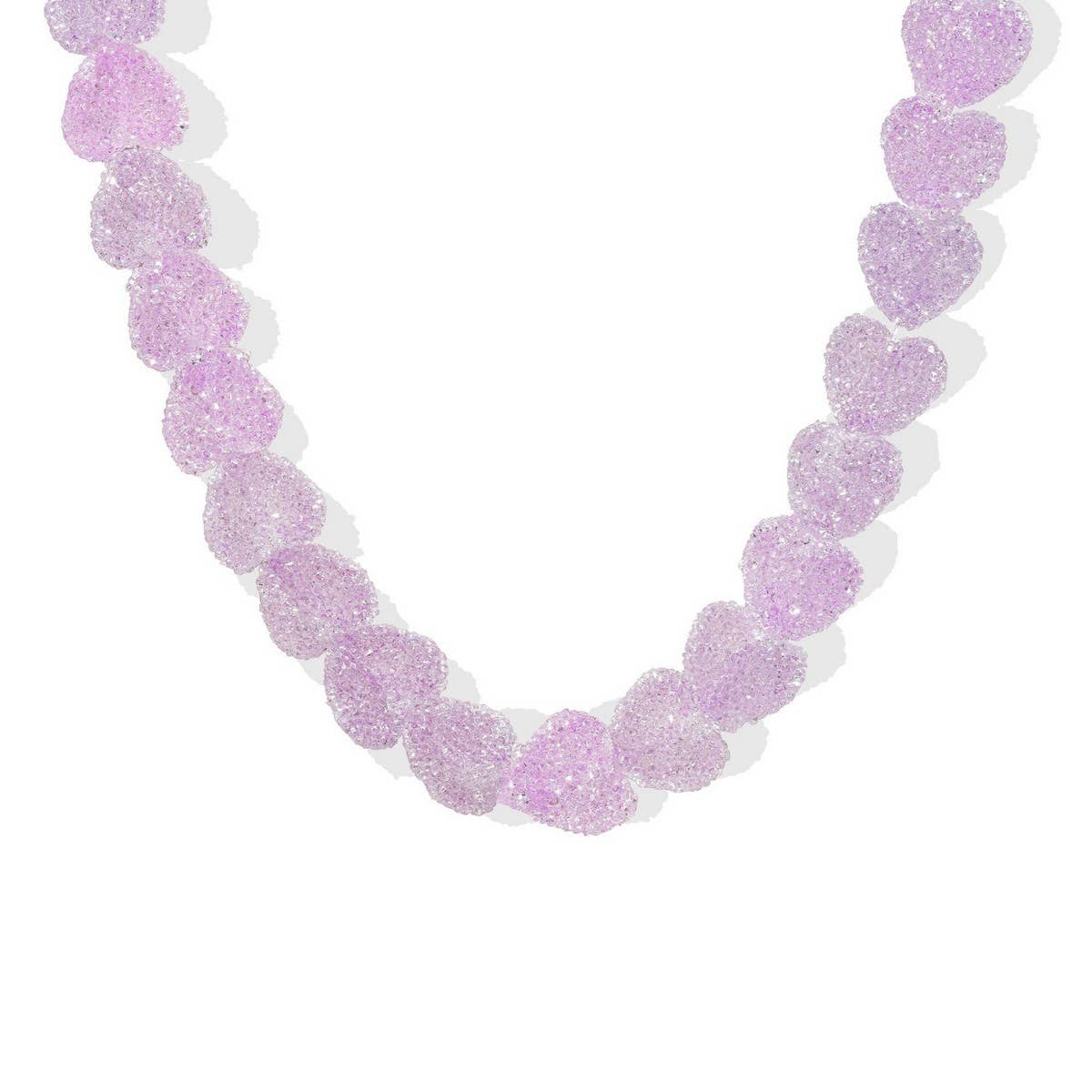 Candy Heart Resin Necklace ??Cute & Colorful Chic_CWMM6958