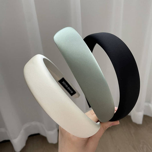 RETRO HIGH-END PURE COLOR SIMPLE HEADBAND_CWAHA2851