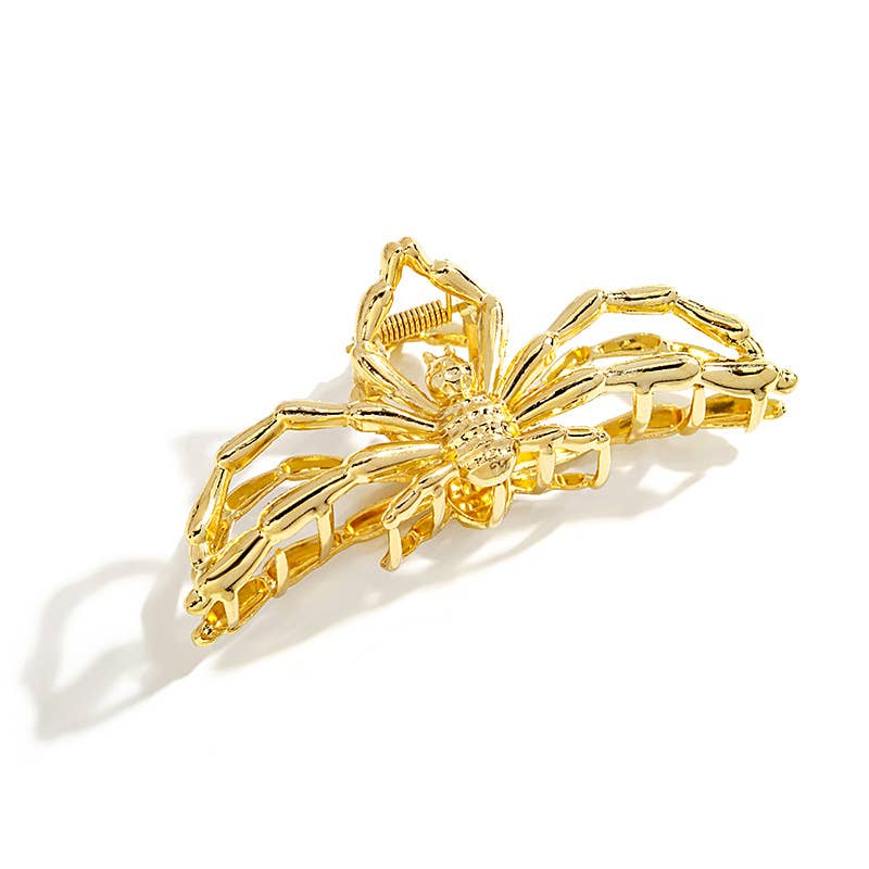 Geometric dark elegant metal clipper hair clips