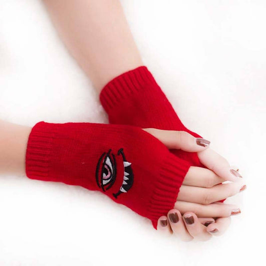 CWAG00533_HARAJUKU KNIT FINGERLESS GLOVES