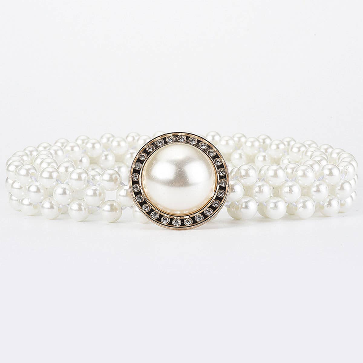 High-end princess-style pearl waist chain