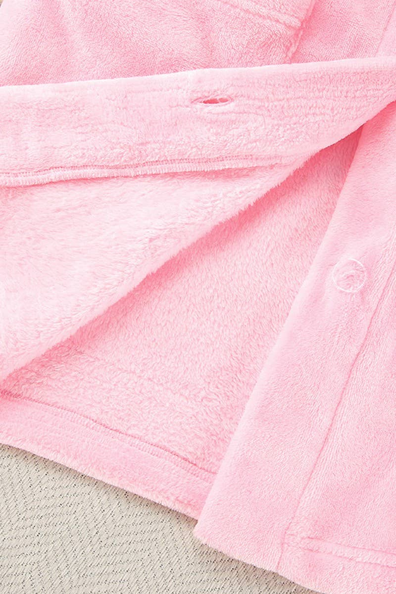 CWSPJ0409_KNITTED VELVET LONG SLEEVE LONG PANTS PAJAMA SET