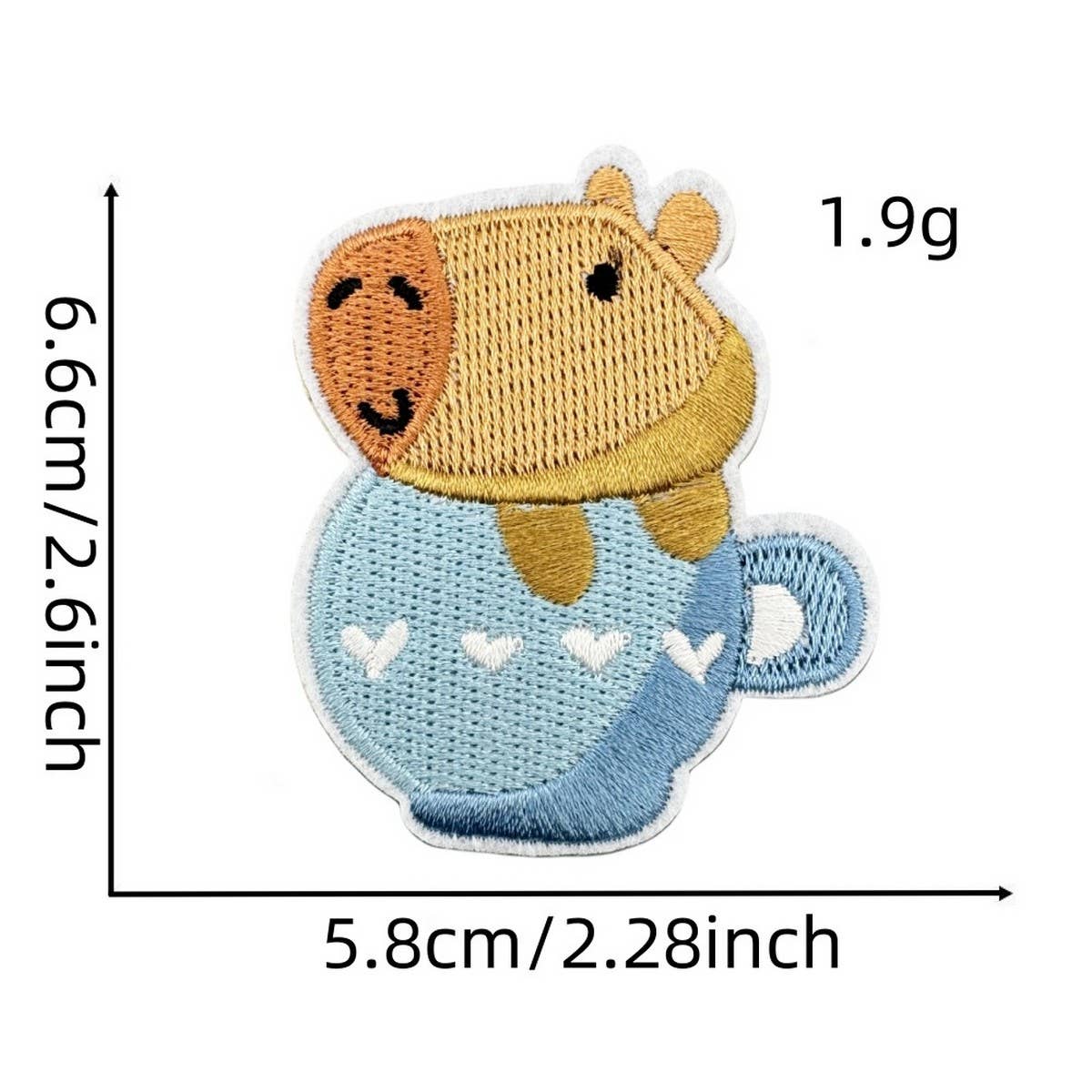 CUTE CARTOON ANIMAL SERIES EMBROIDERED PATCH