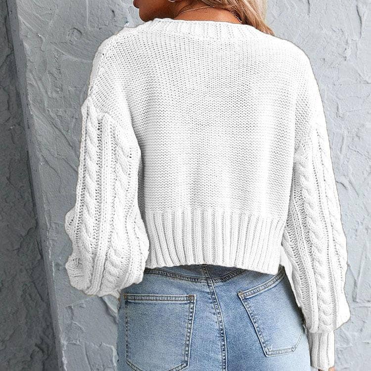 BUTTON SLIM SOLID COLOR TWO-PIECE SET