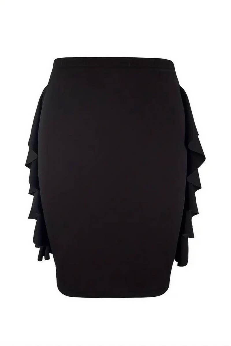 CWBSS0439_SUMMER FASHION VERSATILE KNITTED SEXY SKIRT