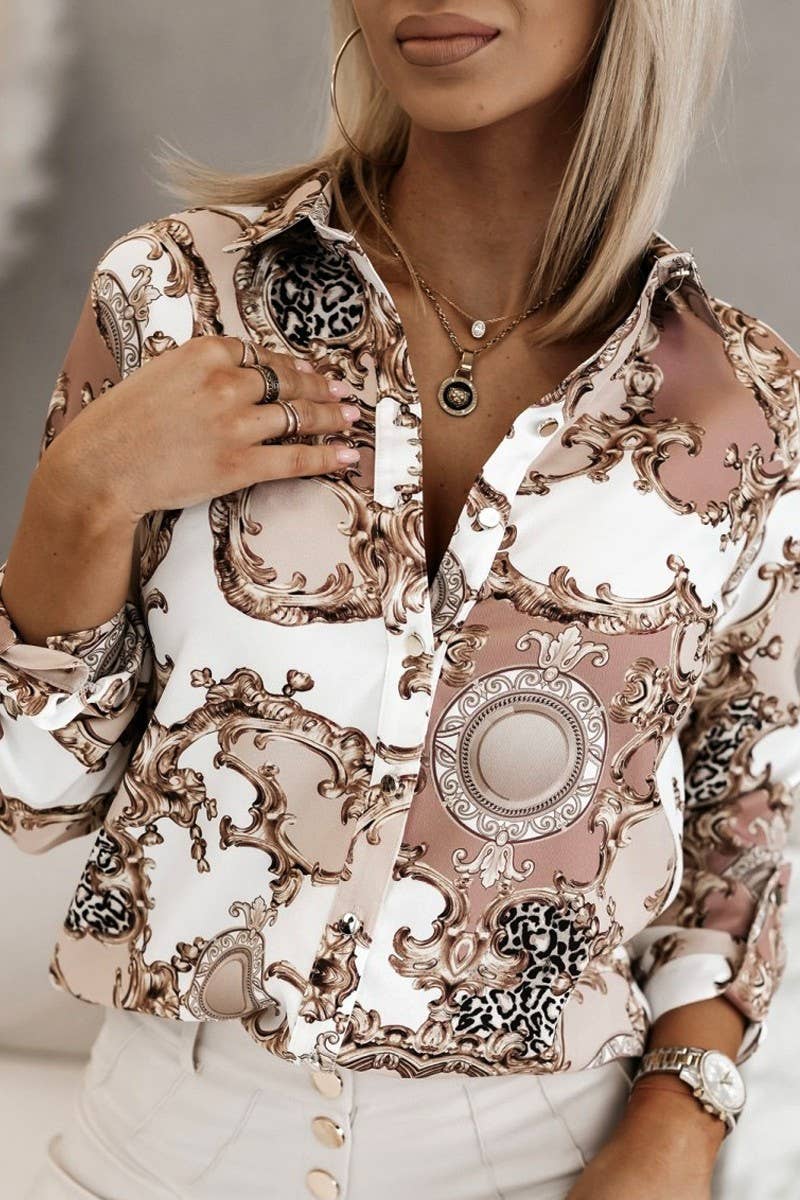 CWTSTL1774_DIGITAL PRINT SINGLE BREASTED CARDIGAN SHIRT